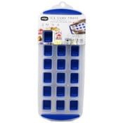 Wholesale - Edge 2pk Silicone Ice Cube Tray Standard Square Blue C/P 12, UPC: 190131121511